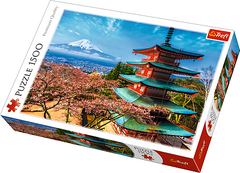 Настольная игра Пазл Вид на гору Фудзияма, Япония 1500 эл. 1