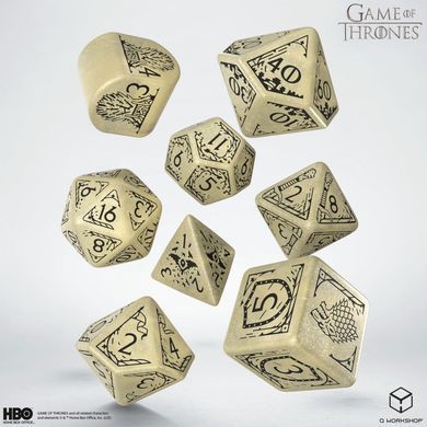 Набір кубиків Game of Thrones. Stark Dice Set. зображення 2