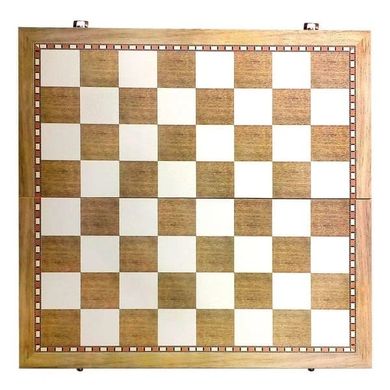 Шахматы, Шашки, Нарды 3в1 (Белые/35Х35см) фото 2