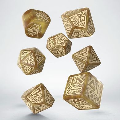 Набір кубиків Q Workshop Dwarven Dice Set: Gold зображення 2