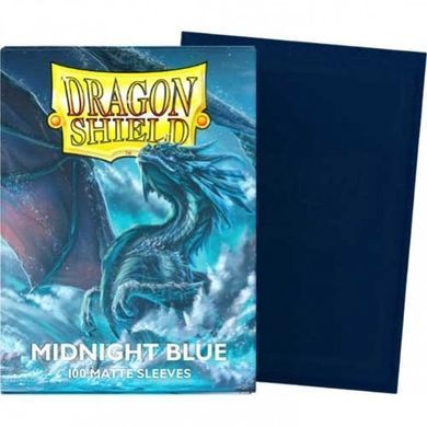Протектори Dragon Shield 66 x 91мм (100 шт.) matte Midnight Blue зображення 2