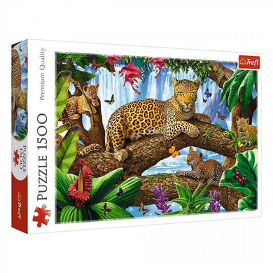 Пазл Леопарды на дереве 1500 эл. фото 1