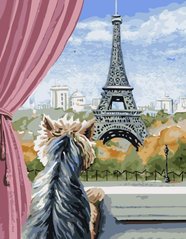 Преміум картина за номерами: Париж з вікна зображення 1